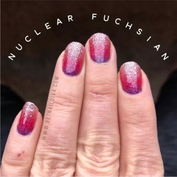 Color Street Other - *Retired* Color Street: Nuclear Fuchsian | Pink Purple Gradient Glitter Sparkle
